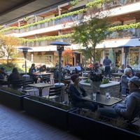 Outdoor seating  at Alvarado Street Brewery and Grill in Monterey