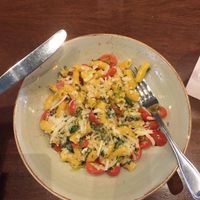 Tomato Rigatoni (hopefully didn’t download pixelated it wasn’t). at Alvarado Street Brewery and Grill in Monterey