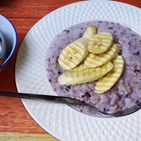 Black Rice Porridge at Cat House Chiang Mai - Cat Shack in Chiang Mai