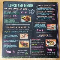 menu at Cat House Chiang Mai - Cat Shack in Chiang Mai