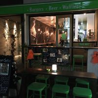 Entrance at Craft Burger Co in Osaka