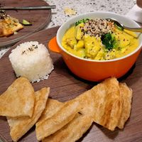 Mmm curry with roti at Leisurely Veggie 悠蔬食 - Tsim Sha Tsui in Kowloon