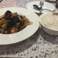 Mushroom rice at Leisurely Veggie 悠蔬食 - Tsim Sha Tsui in Kowloon