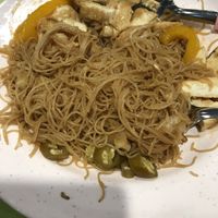 Economical bee hoon with tofu- breakfast  at Just Greens 绿清清 - Tampines Hub in East Singapore