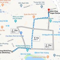 MINH CHAY VEGAN RESTAURANT 
ADD: 56B Hang Gai str move the location to 30 Ma May str. at Minh Chay - Hang Gai in Hanoi