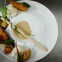 Main Dish of the Asian gastronomic Menu at ONA in Ares