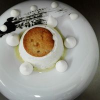 Dessert of the Asian gastronomic Menu at ONA in Ares