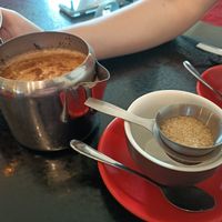 Dandelion Tea at Yellow Flower Indian Diner in Suffolk Park