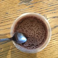 Yummy Aquafaba mousse 😋  at SAMAM - Cantine végétale in Paris