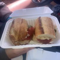 Chicken parm pesto  at Greens and Grains in Galloway