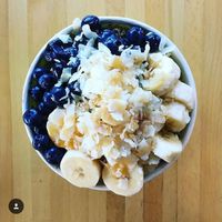 acai bowl  at Greens and Grains in Galloway