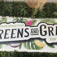 Vegan cheesesteak and ice cream   at Greens and Grains in Northfield