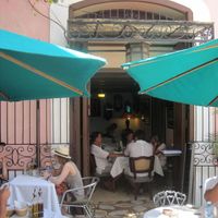 Terrace at Dona Eutimia in Havana