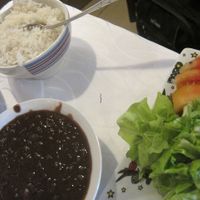 Black beans and rice at Dona Eutimia in Havana