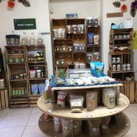 Look at all those products  at Khatu Organic in Cuenca
