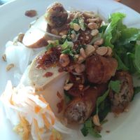 Bánh ướt - vegan steamed rice cake at Tinh Duyen in Long Xuyen