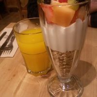 Granola with yogurt and fruits  at Le Pain Quotidien - Gran Via in Madrid
