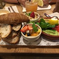 Vegan brunch  at Le Pain Quotidien - Gran Via in Madrid