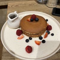 Pancakes available all dayy  at Le Pain Quotidien - Georges Favon in Geneva