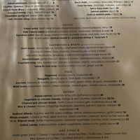 Menu   at The Deck in Providenciales