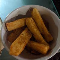 Yucca fries  at The Deck in Providenciales