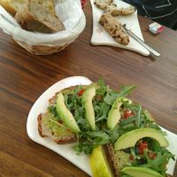 Avocado tartine at Le Pain Quotidien in Zurich
