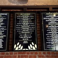 Menu at The Source in San Jose