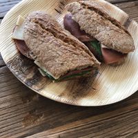 Pan intergral romesco at Ziva To Go - Industrial in Mallorca