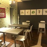 Dine in area. We did takeaway though.  at Veg Eat in Bergamo