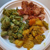 Plato grande at Veg Eat in Bergamo