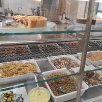 Buffet at Veg Eat in Bergamo