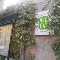 Outside at Veg Eat in Bergamo
