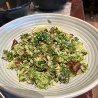 Chilli broccoli saladd  at Dishoom in Edinburgh