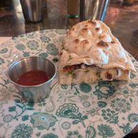 Sausage naan at Dishoom in Edinburgh