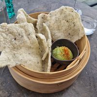 Sesame seaweed rice crackers at Asia in Oslo