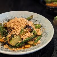 Broccoli salad (vegan) at Asia in Oslo