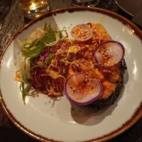 Baked aubergine at Asia in Oslo