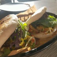 Treehugger/fried tofu/steamed bread  at Asia in Oslo