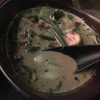 Green curry with jasmine rice - bit too lemony  at Asia in Oslo