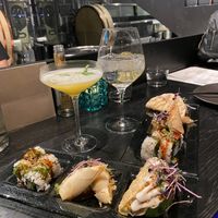 Trio of delicious starters (vegan set menu) at Asia in Oslo