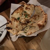 Garlic naan  at Maruti Indian Restaurant  in Portland