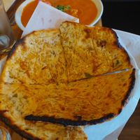 Cheezy naan at Maruti Indian Restaurant  in Portland