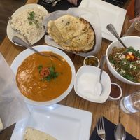 Everything including another plate of rice!!  at Maruti Indian Restaurant  in Portland