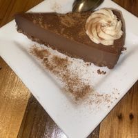 The chocolate Chai cheesecake!! Really yummy 😊  at Maruti Indian Restaurant  in Portland