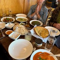 We turned the whole table into a thali at Maruti Indian Restaurant  in Portland