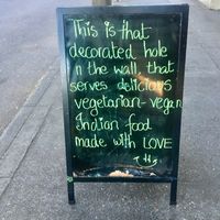 Great vibe at Maruti Indian Restaurant  in Portland