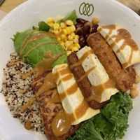 Omni charger salad with peanut dressing   at Green Common - Harbour City in Kowloon