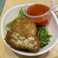 Omni crab cake   at Green Common - Harbour City in Kowloon