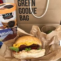 beyond meat burger and ice cream at Green Common - Harbour City in Kowloon