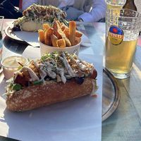 Gruwelijk Gebed,  Dwaze Dienaar and fresh fries with vegan mayo   at Dogma in Utrecht